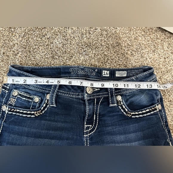 Miss me girls capri size 16 raw hem - Picture 8 of 11